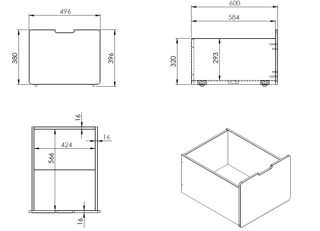 VIPACK-Lit Mi-Hauteur PINO (H 85cm) Avec Échelle 90 x 200 cm Gris