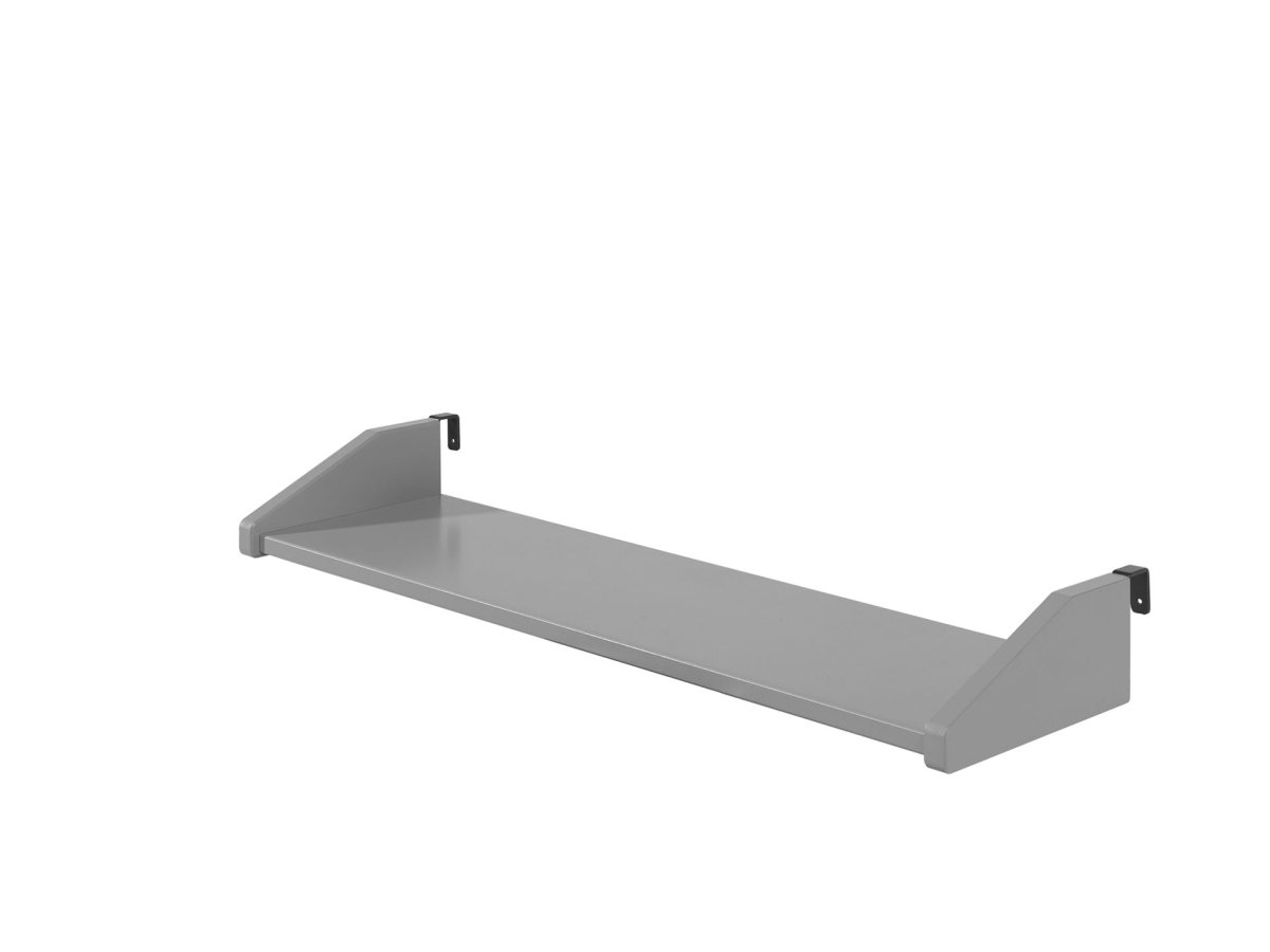 VIPACK-Lit Mi-Hauteur PINO (H 85cm) Avec Échelle 90 x 200 cm Gris