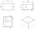 VIPACK-Lit Mi-Hauteur (H 85cm) PINO Avec Toboggan 90 x 200 cm Blanc