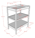 VIPACK-Table À Langer Swingo – Argile