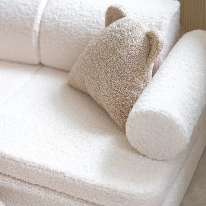 WIGIWAMA-Canapé Modulable Settee - Blanc Cassé