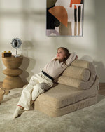 WIGIWAMA-Chaise Enfant Flipster - Biscuit