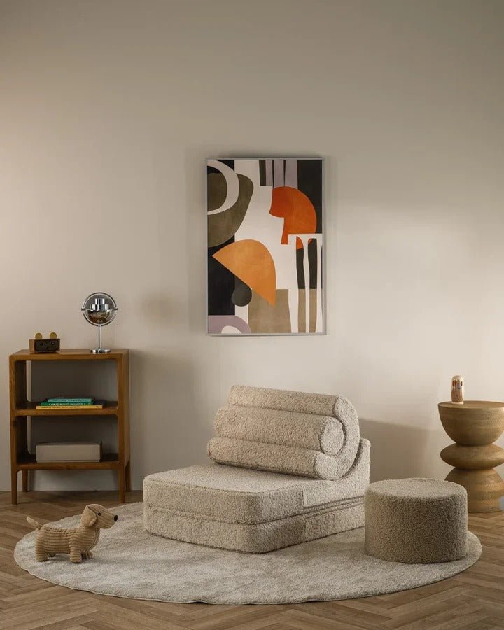 WIGIWAMA-Chaise Enfant Flipster - Biscuit