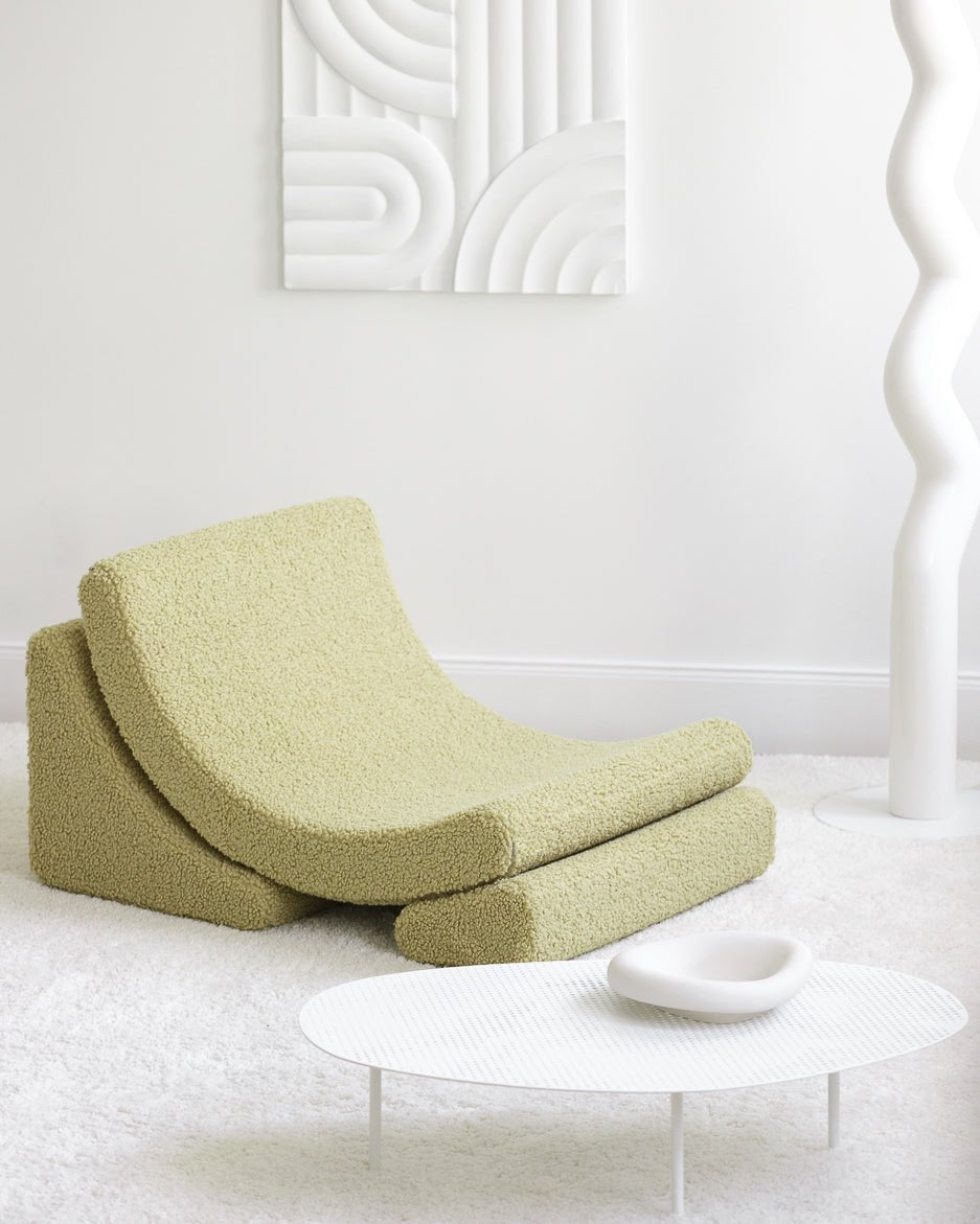 WIGIWAMA-Chaise Lune Molletonné - Matcha