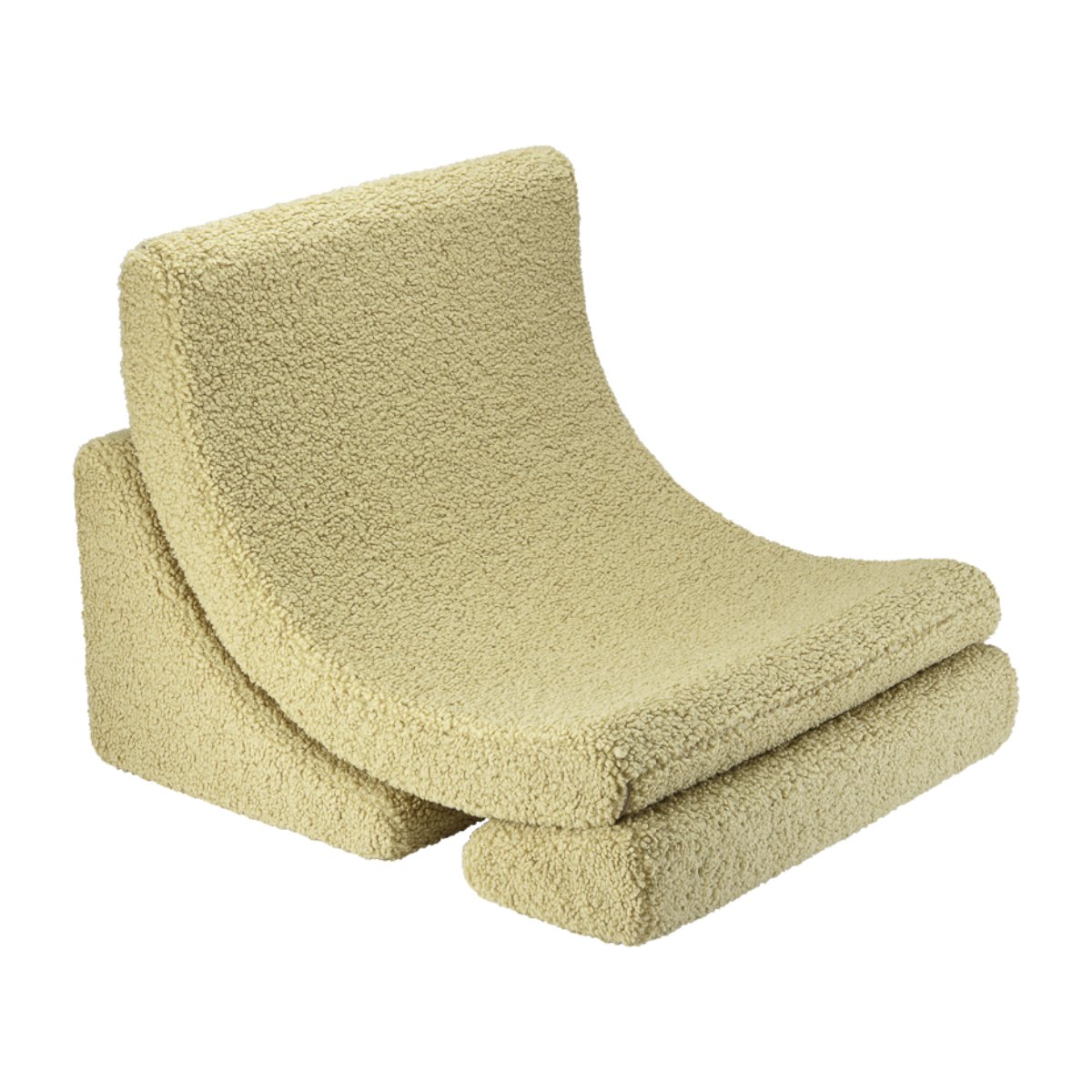 WIGIWAMA-Chaise Lune Molletonné - Matcha
