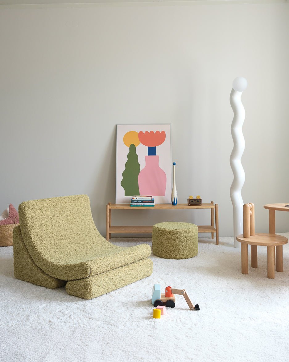 WIGIWAMA-Chaise Lune Molletonné - Matcha