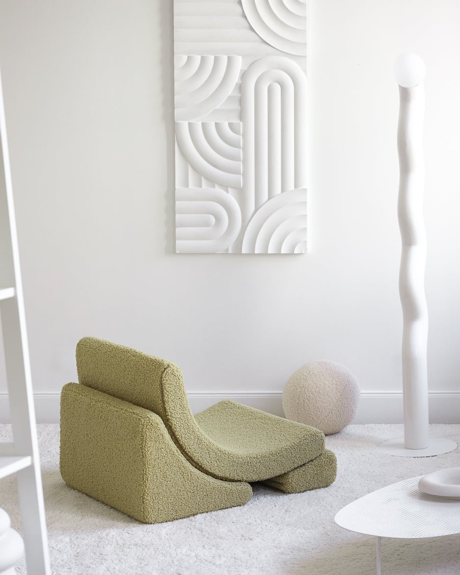 WIGIWAMA-Chaise Lune Molletonné - Matcha