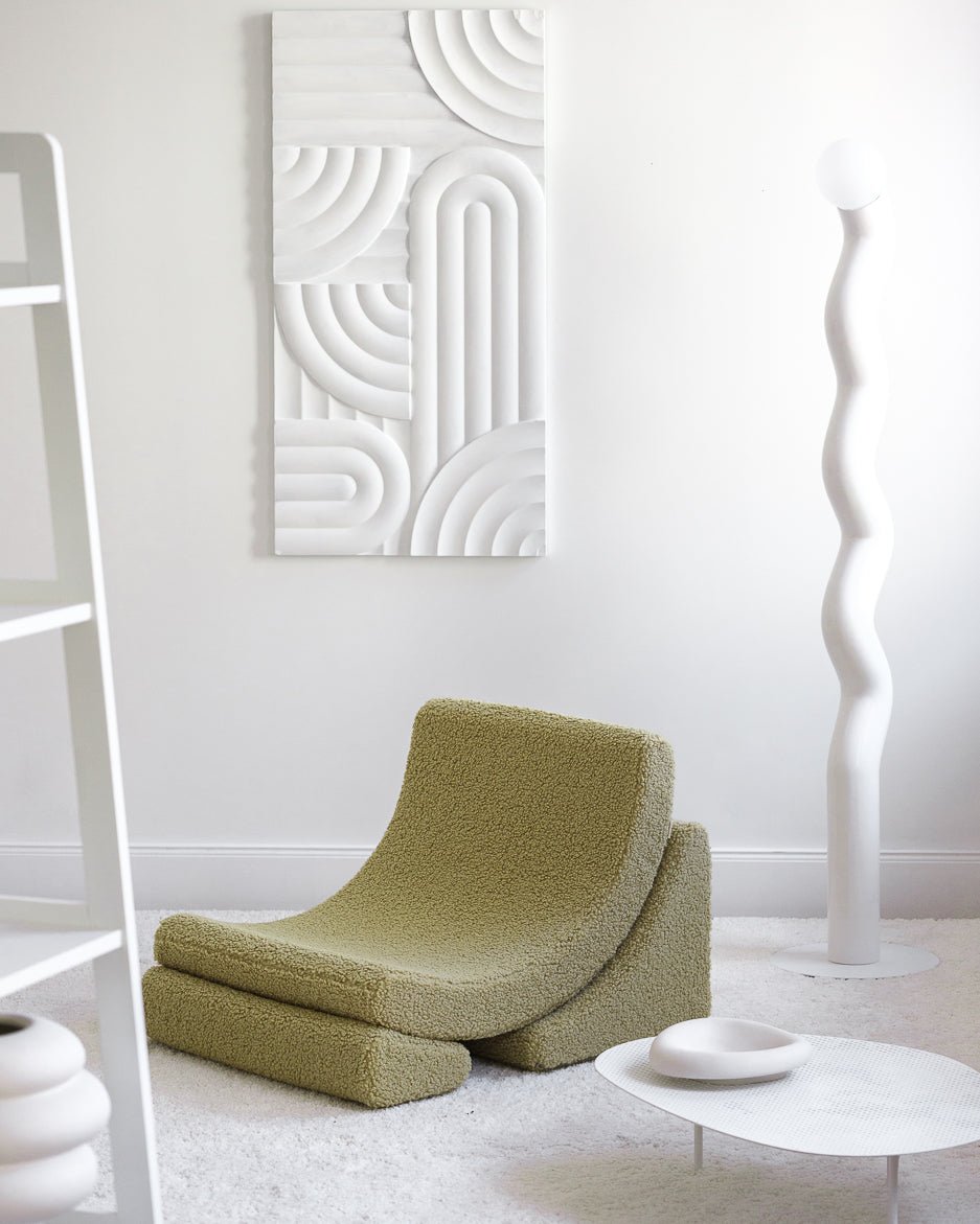 WIGIWAMA-Chaise Lune Molletonné - Matcha