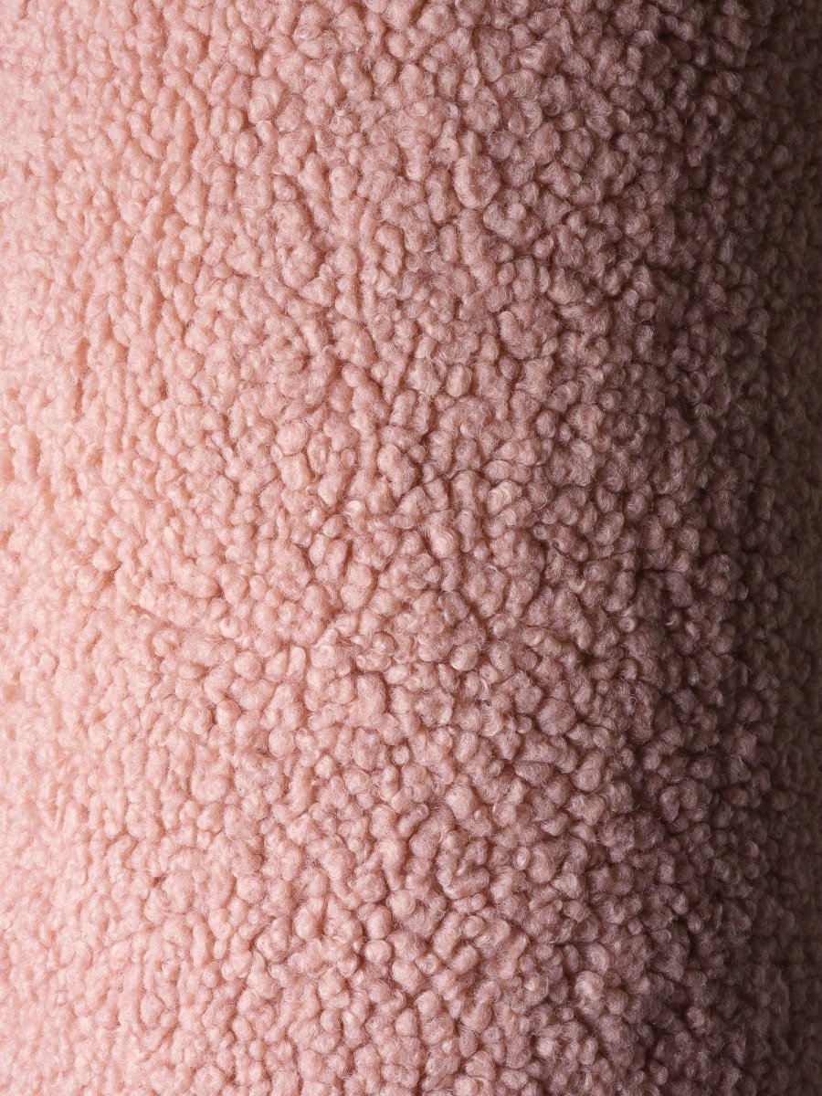 WIGIWAMA-Chaise Lune Molletonné - Rose Goyave