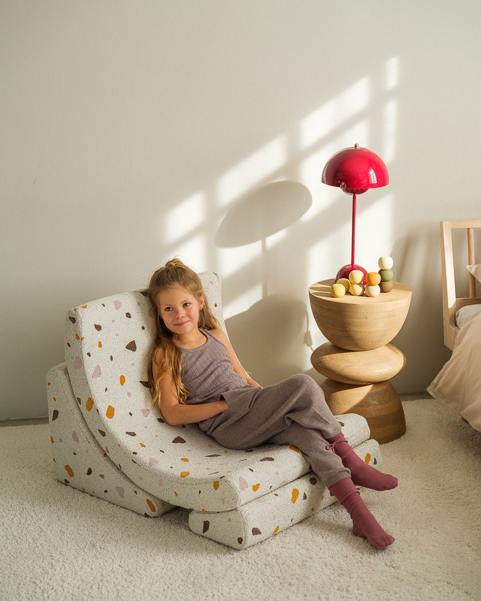 WIGIWAMA-Chaise Lune Terrazzo - Marbre