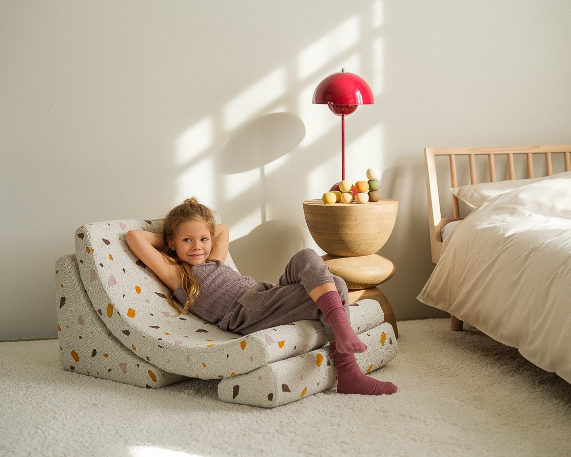 WIGIWAMA-Chaise Lune Terrazzo - Marbre