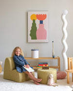 WIGIWAMA-Chaise Nuage Molletonné - Matcha