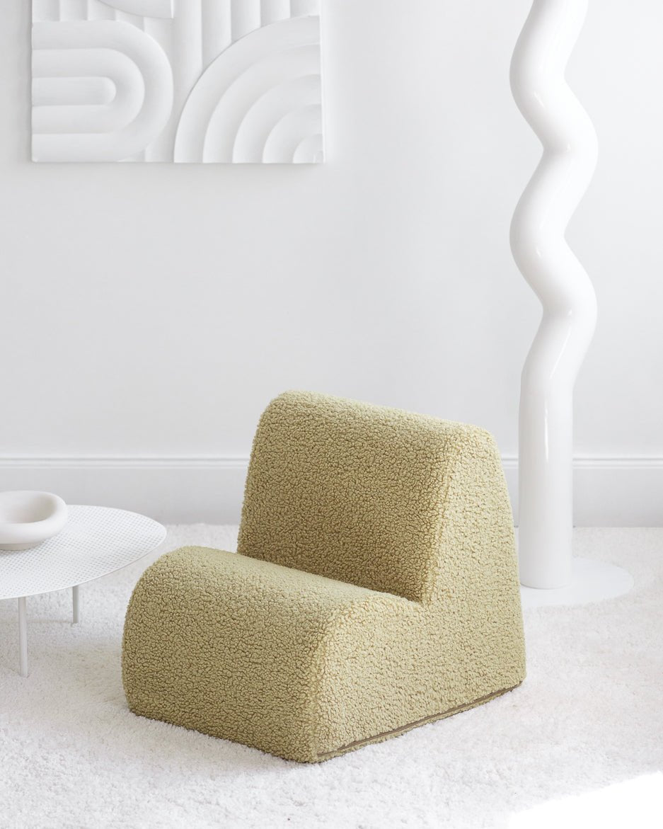 WIGIWAMA-Chaise Nuage Molletonné - Matcha
