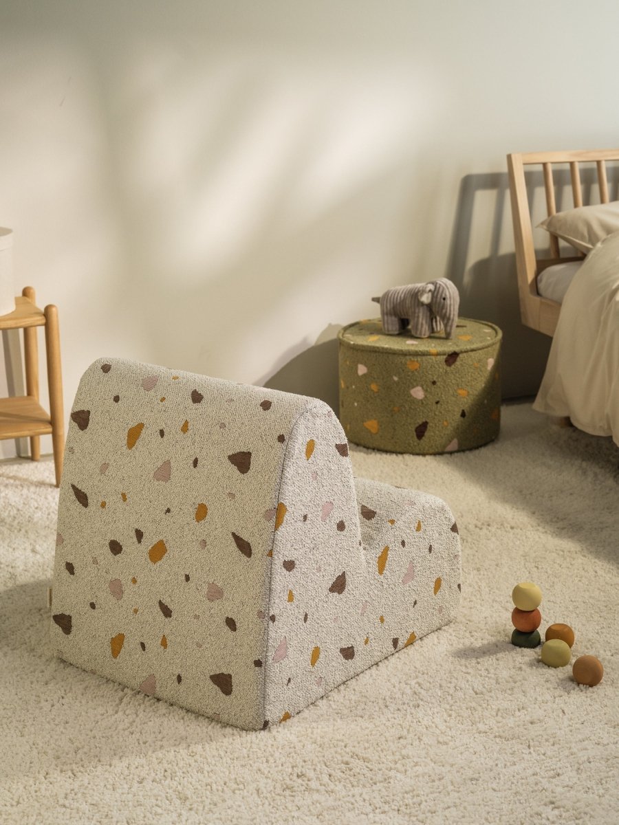 WIGIWAMA-Chaise Nuage Terrazzo - Marbre