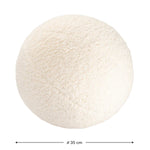 WIGIWAMA-Coussin Boule Molletonné - Blanc Crème