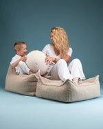 WIGIWAMA-Coussin Boule Molletonné - Blanc Crème
