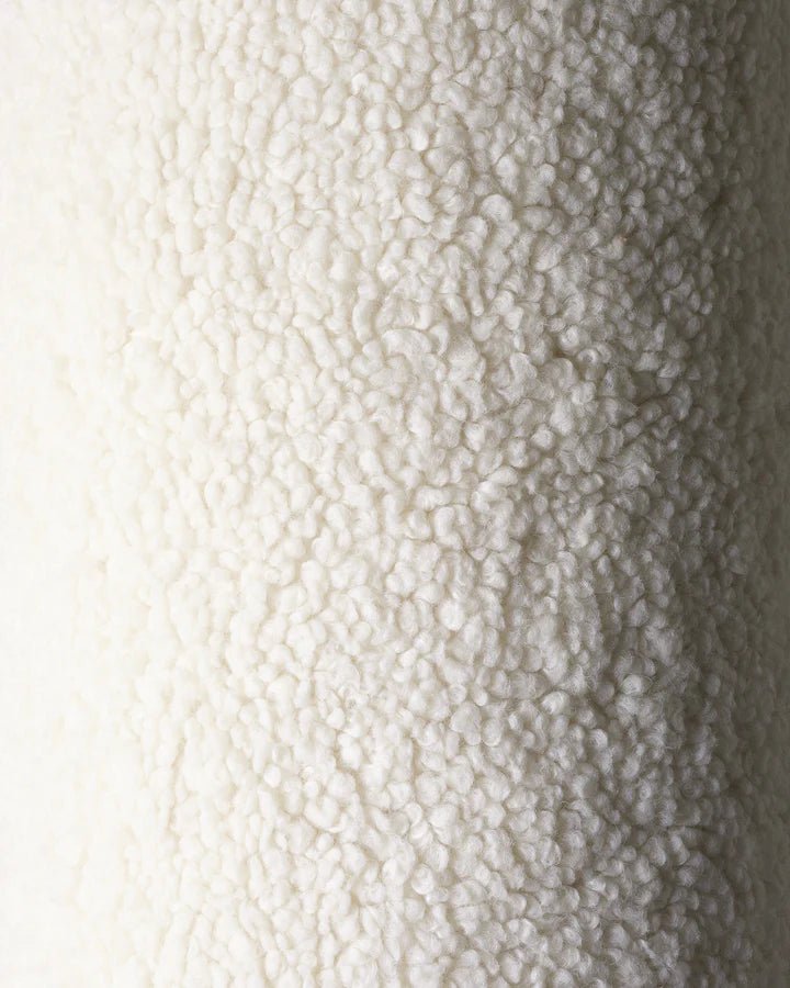 WIGIWAMA-Coussin Boule Molletonné - Blanc Crème