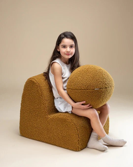 WIGIWAMA-Coussin Boule Molletonné - Érable