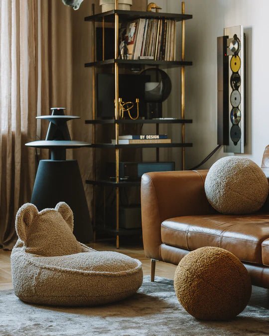 WIGIWAMA-Coussin Boule Molletonné - Érable
