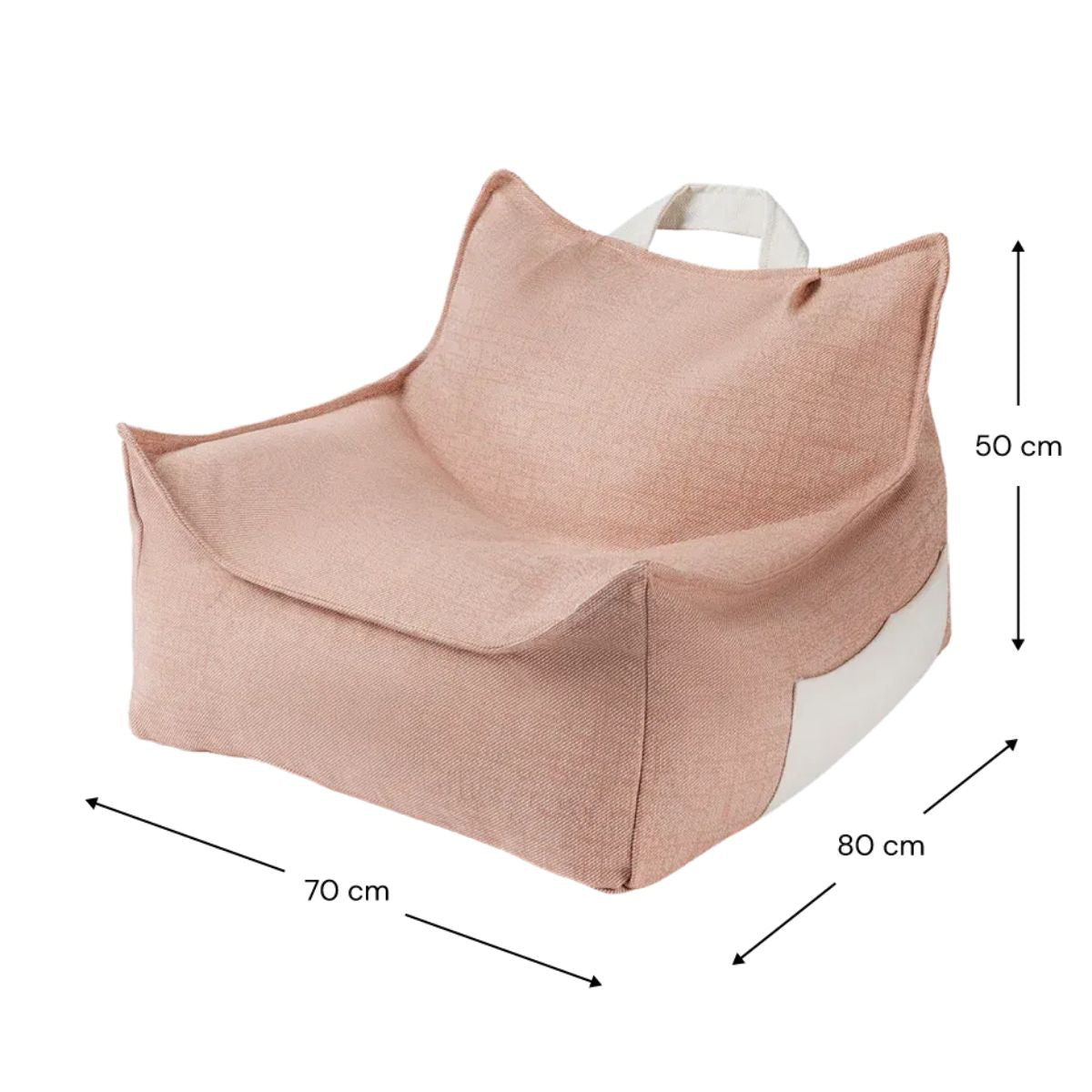 WIGIWAMA-Ensemble Pouf D'extérieur Coquillage + Ottoman