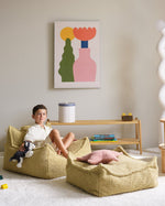WIGIWAMA-Fauteuil Pouf Molletonné - Matcha