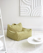 WIGIWAMA-Fauteuil Pouf Molletonné - Matcha