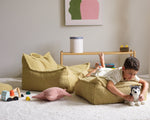 WIGIWAMA-Fauteuil Pouf Molletonné - Matcha