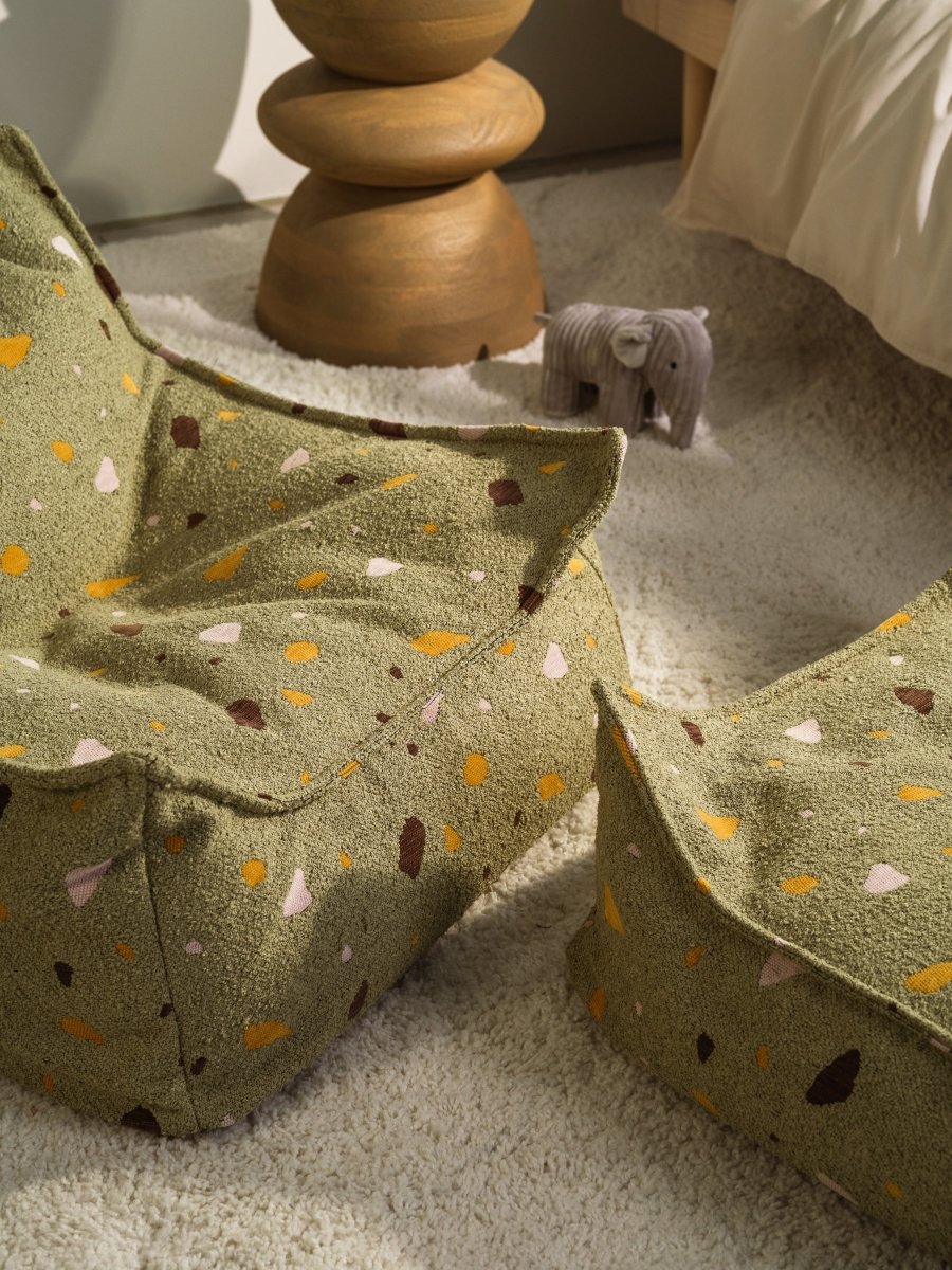 WIGIWAMA-Fauteuil Pouf Terrazzo - Mousse