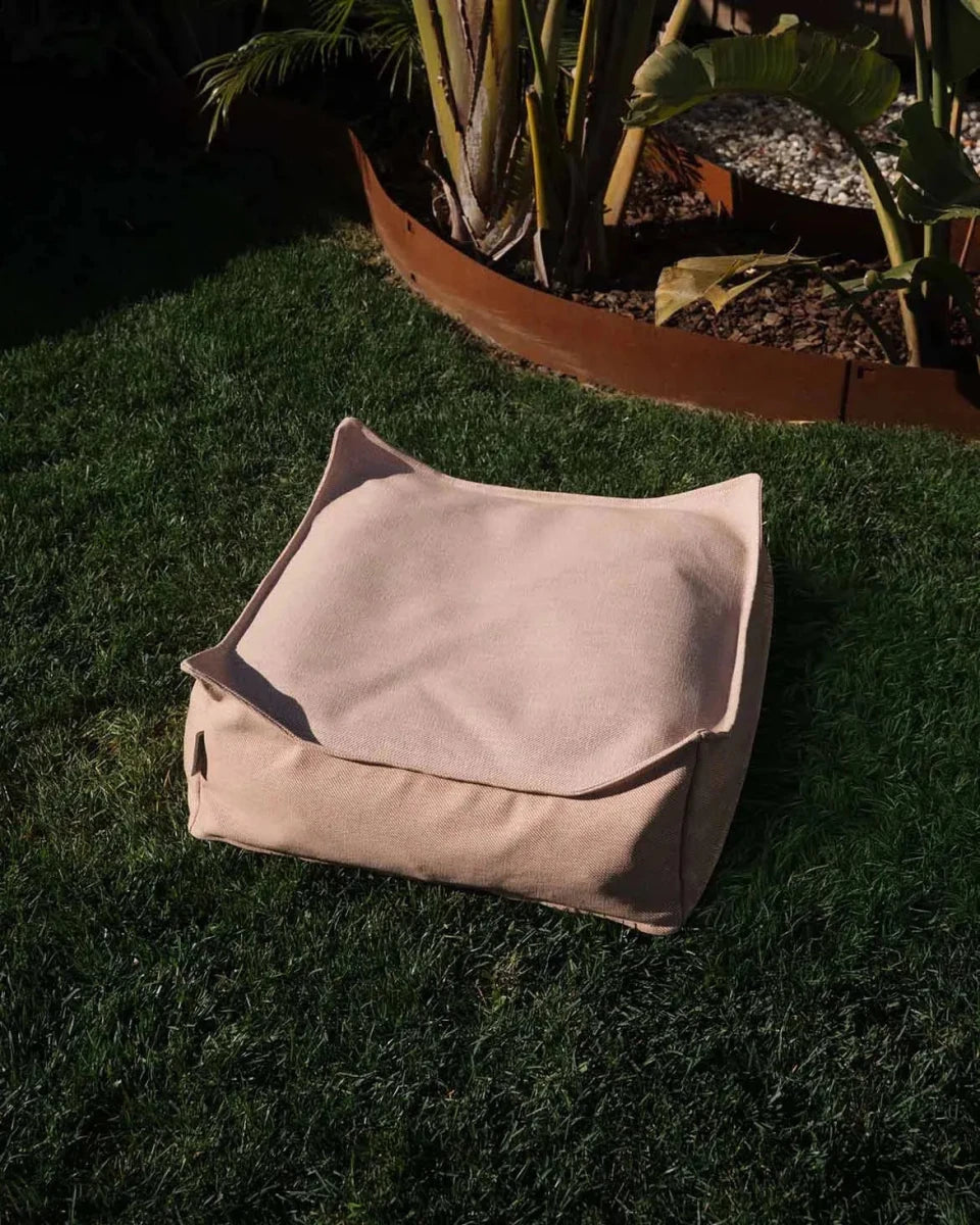 WIGIWAMA-Pouf Carré D'extérieur Coquillage