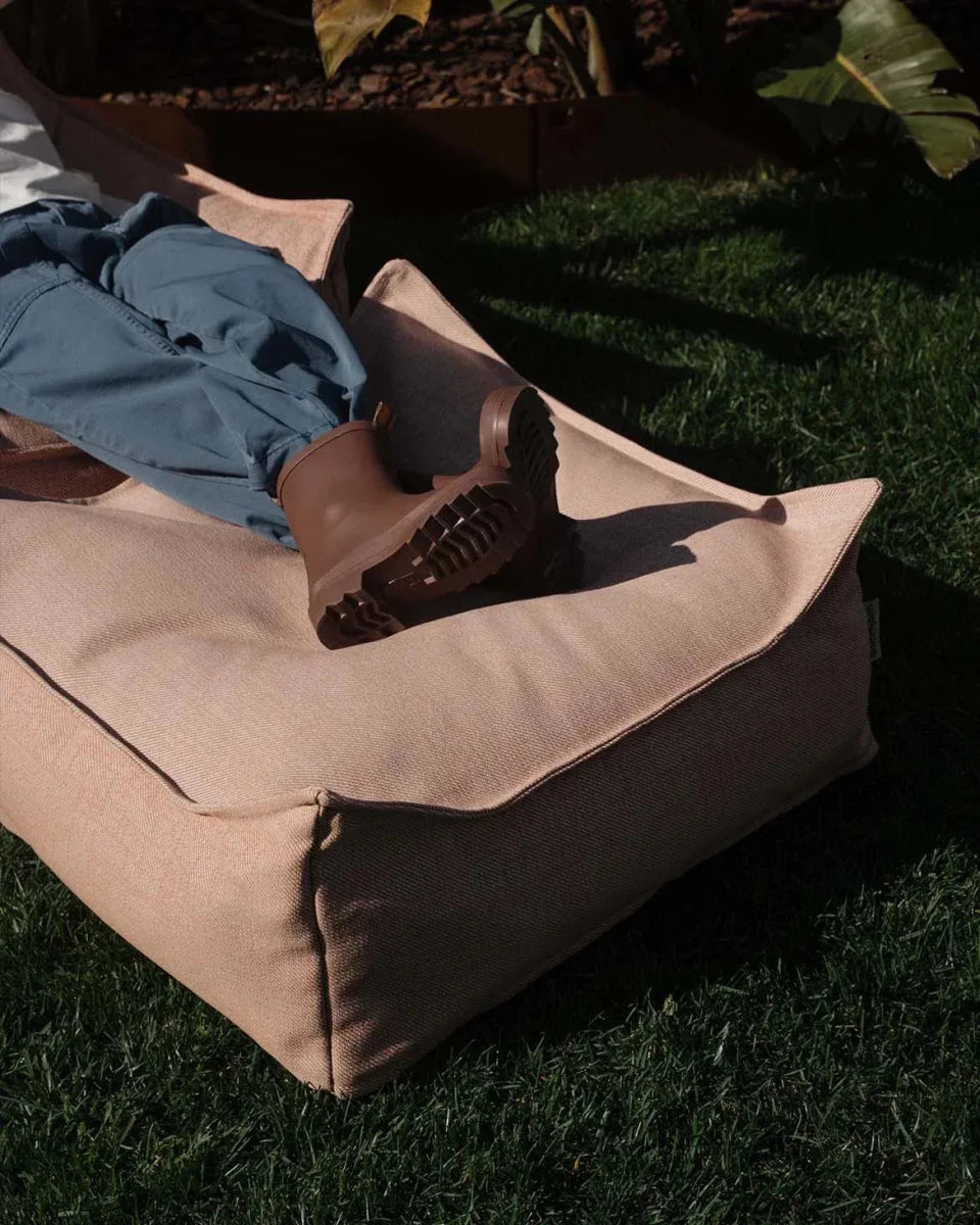 WIGIWAMA-Pouf Carré D'extérieur Coquillage