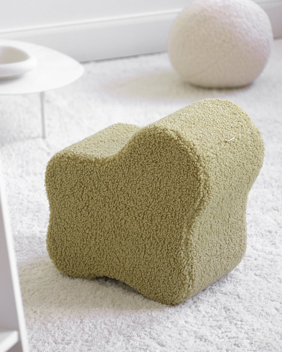 WIGIWAMA-Pouf Nuage Molletonné - Matcha