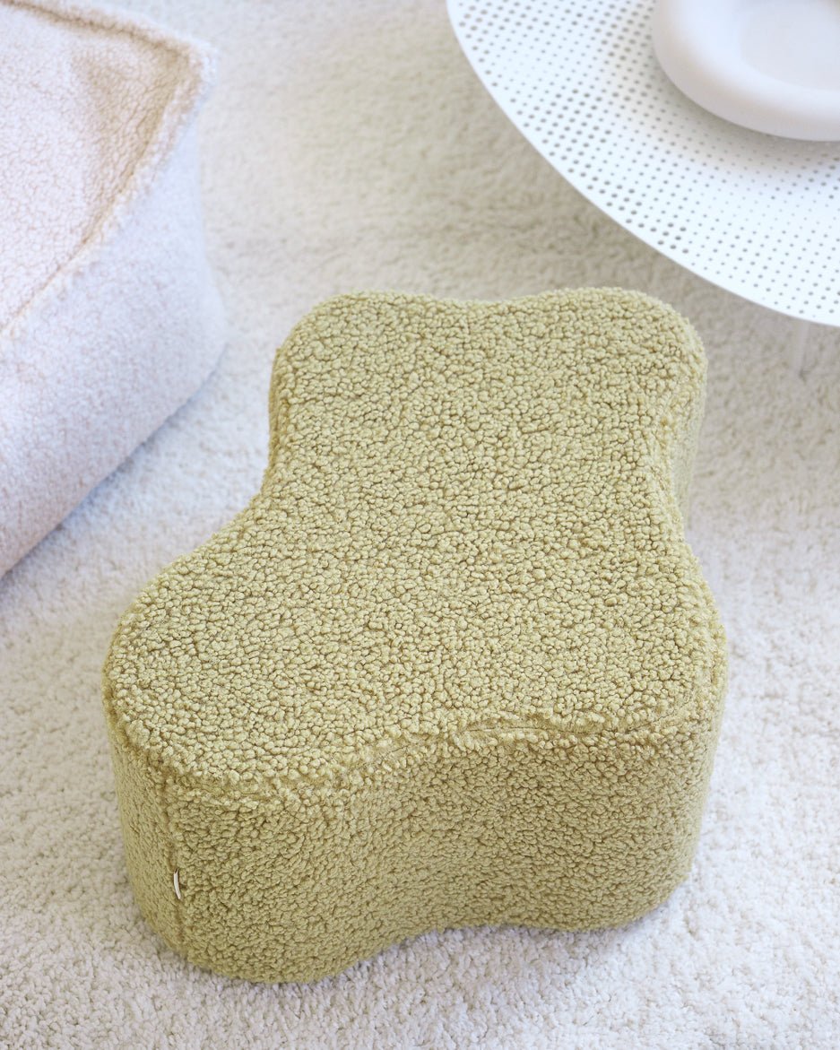 WIGIWAMA-Pouf Nuage Molletonné - Matcha