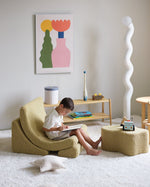 WIGIWAMA-Pouf Nuage Molletonné - Matcha