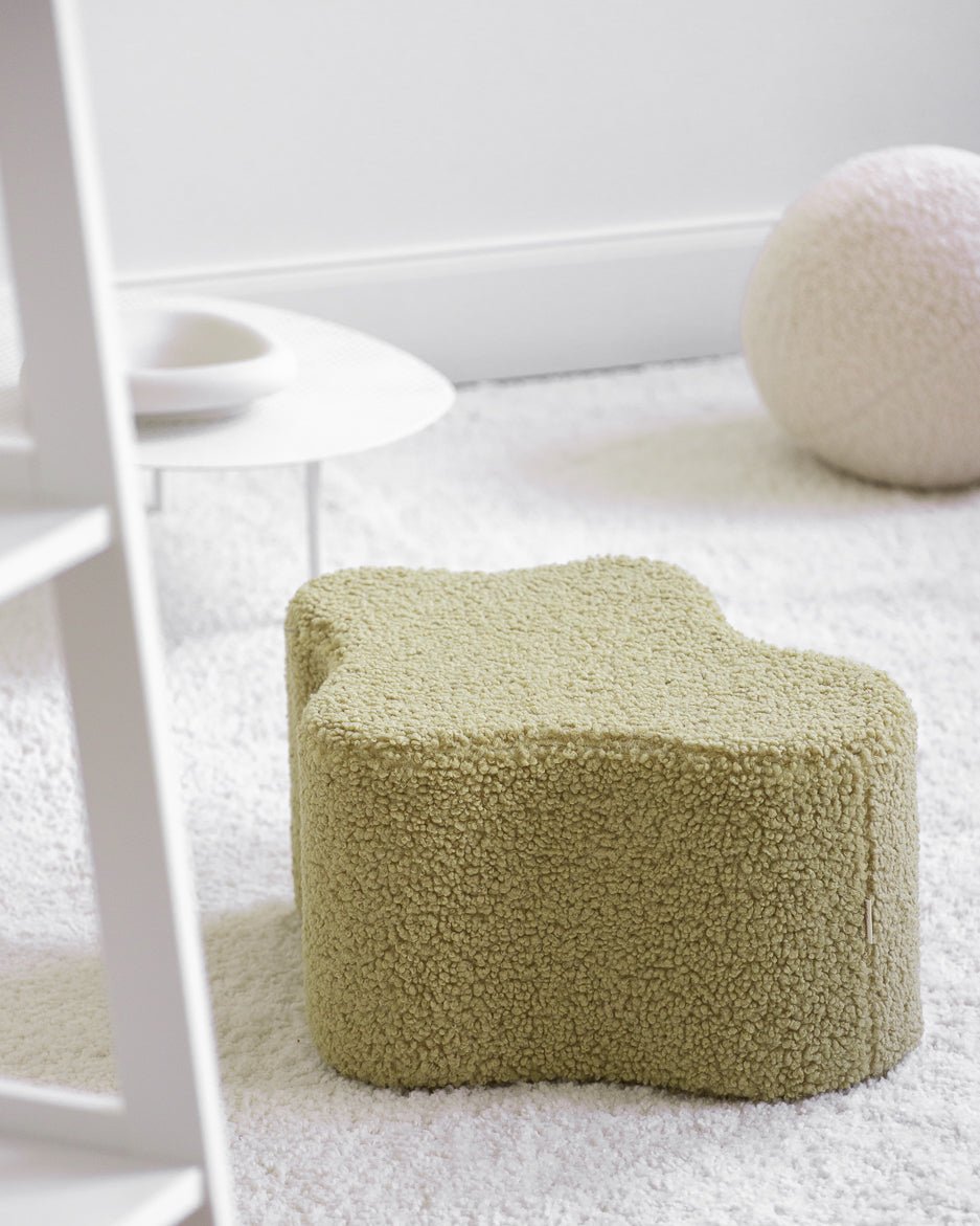 WIGIWAMA-Pouf Nuage Molletonné - Matcha