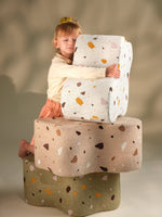 WIGIWAMA-Pouf Nuage Terrazzo - Marbre