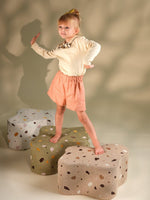 WIGIWAMA-Pouf Nuage Terrazzo - Mousse