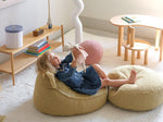 WIGIWAMA-Pouf Ours Molletonné - Matcha