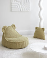 WIGIWAMA-Pouf Ours Molletonné - Matcha