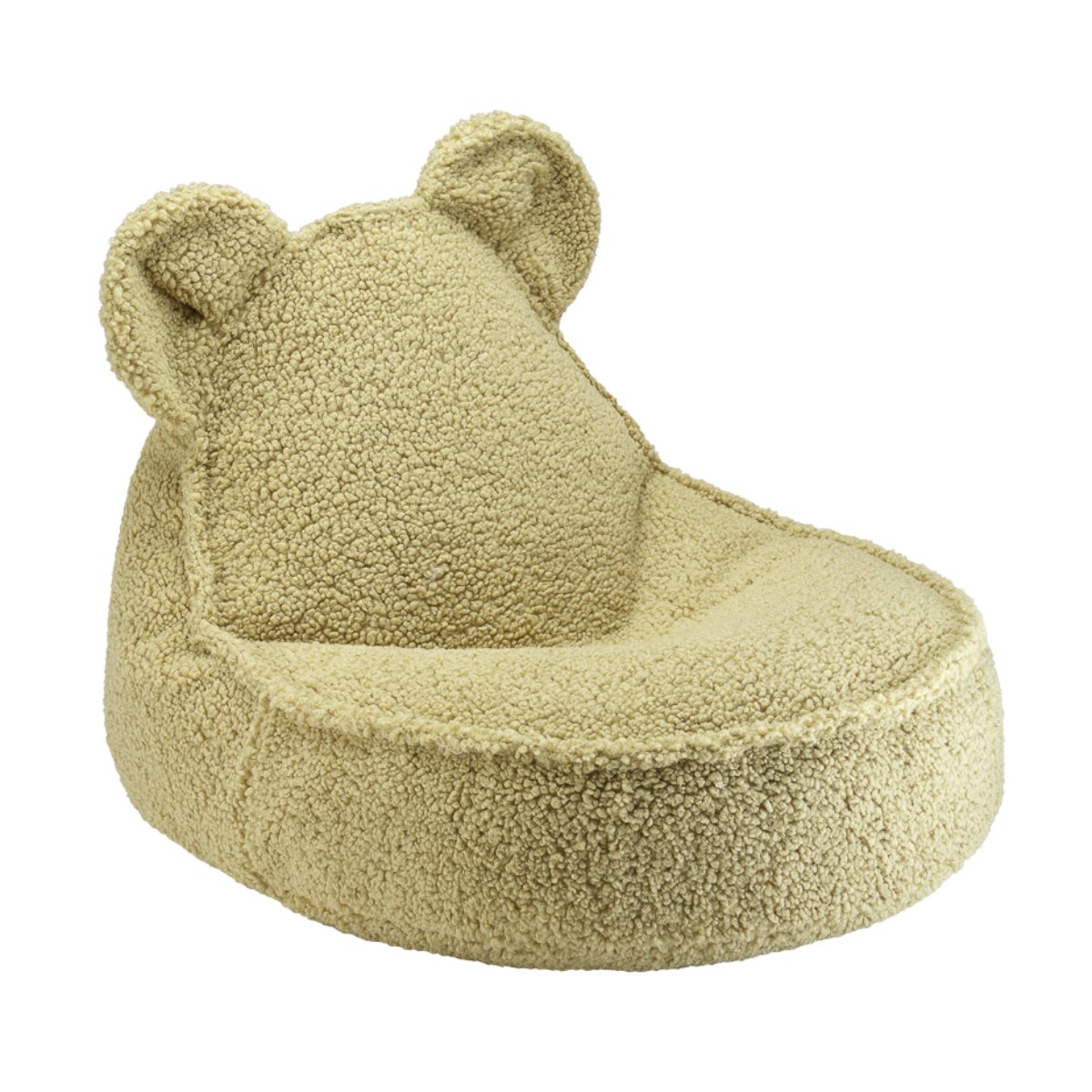 WIGIWAMA-Pouf Ours Molletonné - Matcha