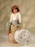 WIGIWAMA-Pouf Terrazzo - Marbre