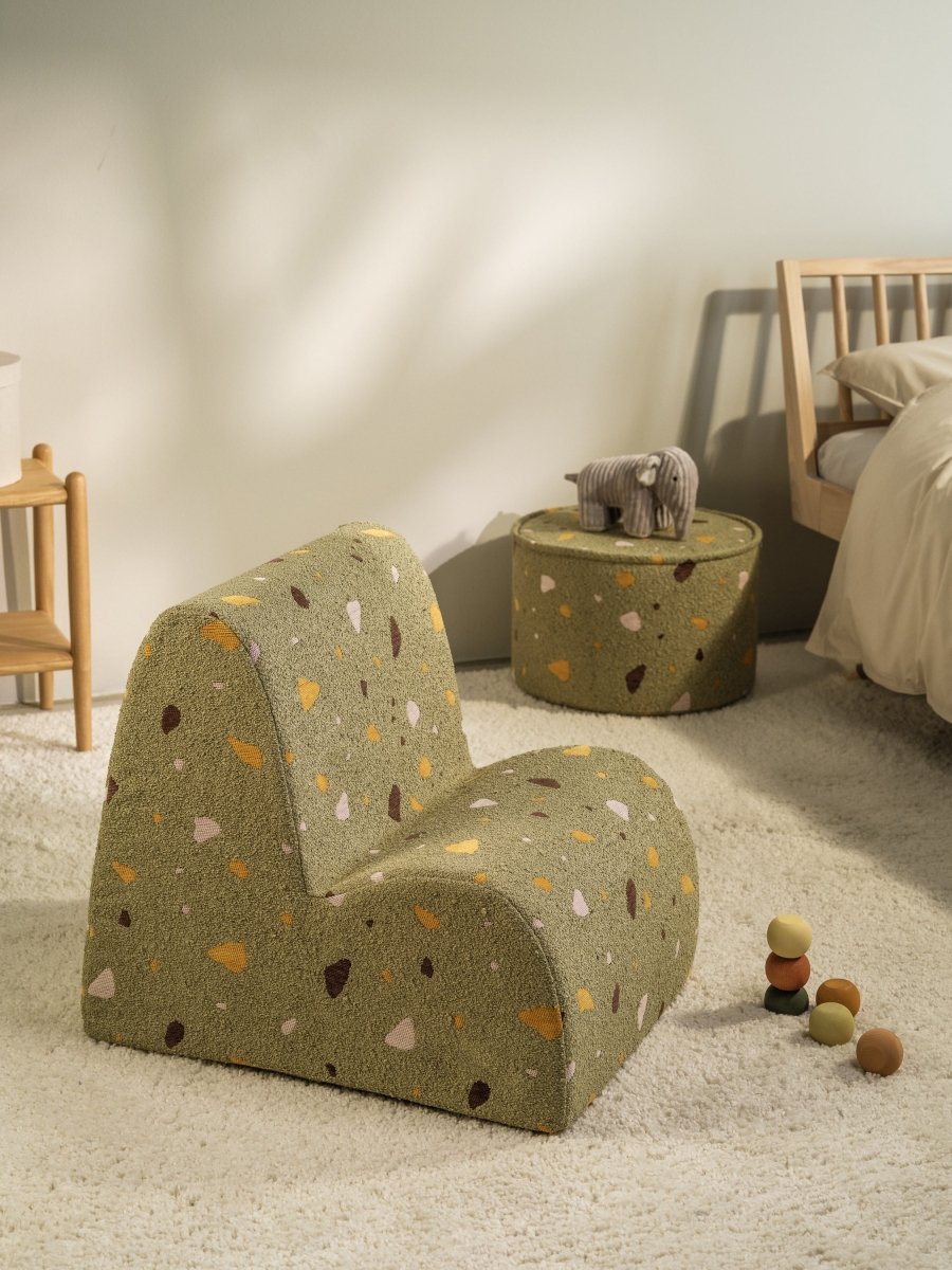 WIGIWAMA-Pouf Terrazzo - Mousse