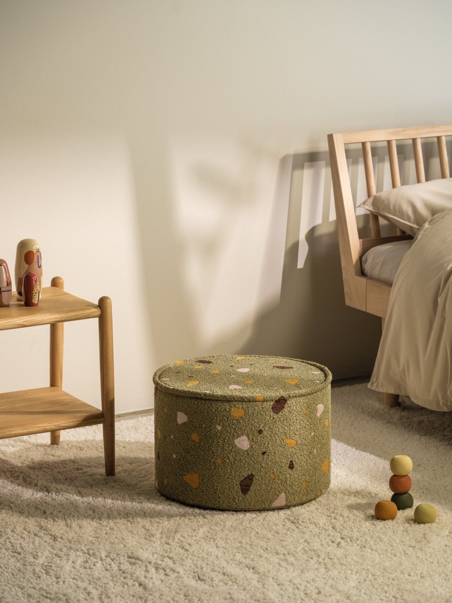 WIGIWAMA-Pouf Terrazzo - Mousse