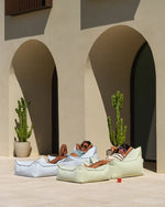 WIGIWAMA-Repose-pieds Carré Azure