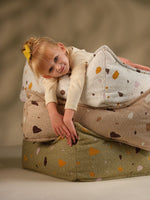 WIGIWAMA-Repose-pieds Carré Terrazzo - Mousse