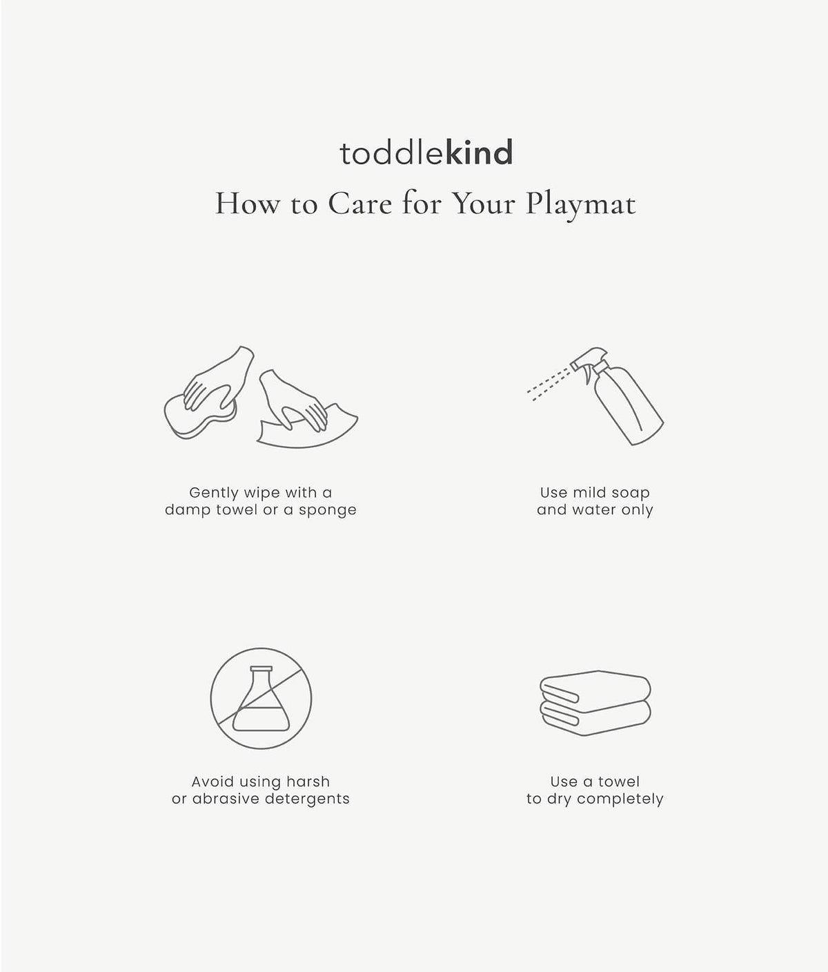 TODDLEKIND-Premium Foam Playmats | Deco - Latte