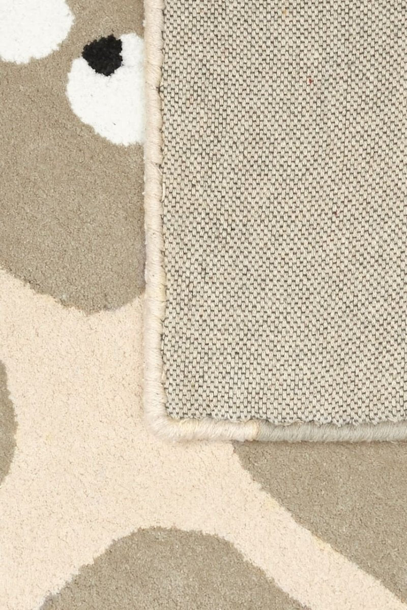 BLEUU-STUDIO-Tapis Enfant Bidules Beige 120 x 170 Cm