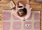 BLEUU-STUDIO-Tapis Enfant Bidules Rose 100 x 130 Cm