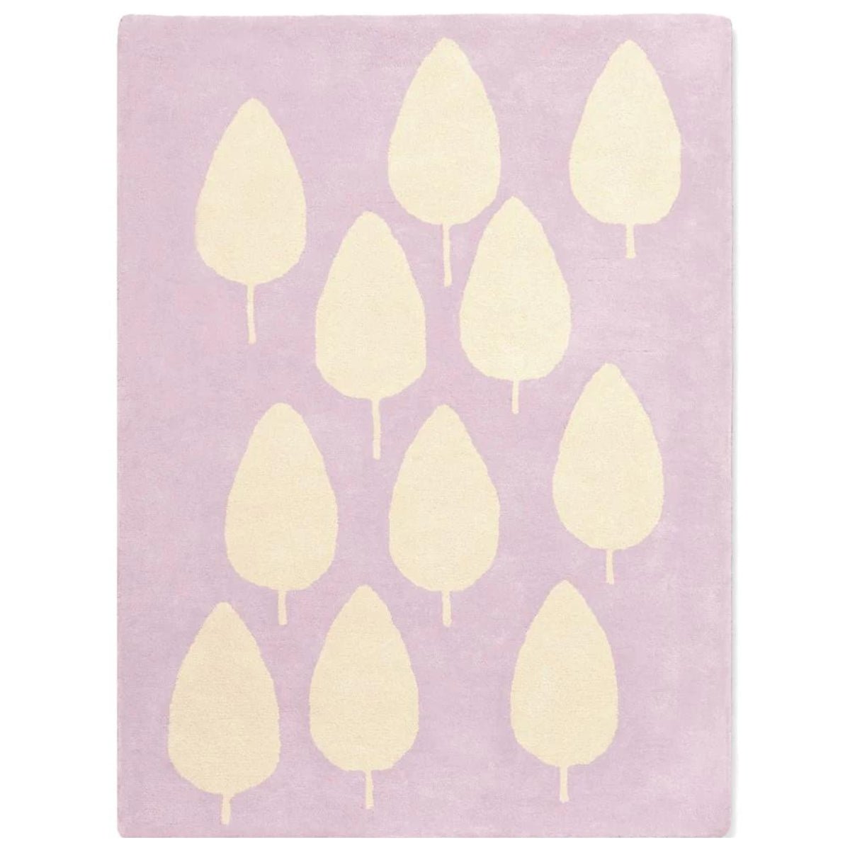 BLEUU-STUDIO-Tapis Enfant Forêt Lilas 120 x 170 Cm