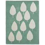 BLEUU-STUDIO-Tapis Enfant Forêt Vert 100 x 130 Cm