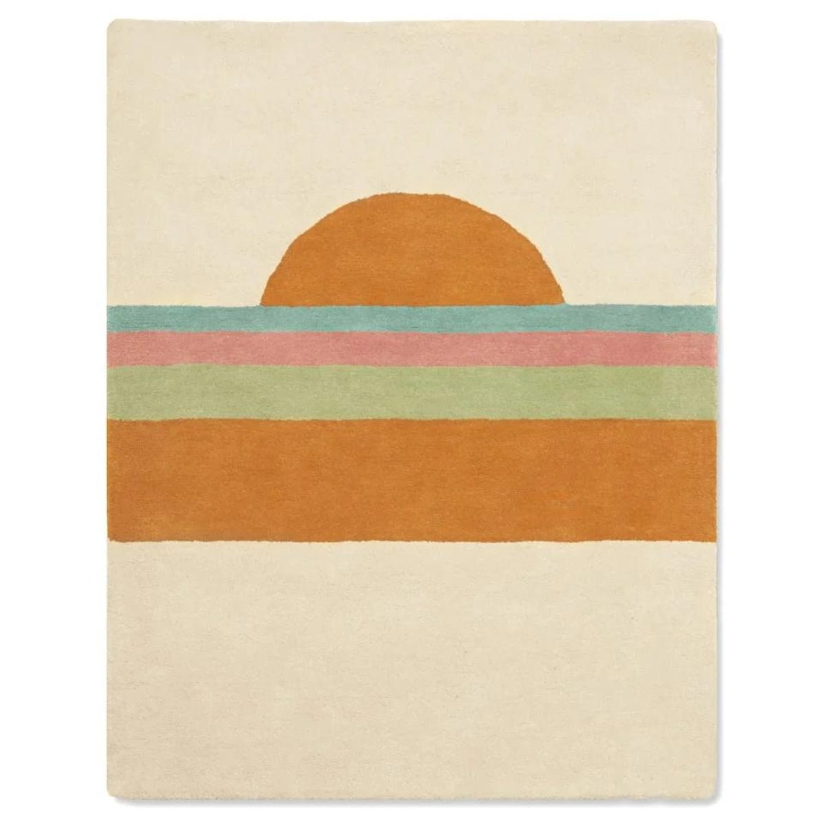 BLEUU-STUDIO-Tapis Enfant Sunset Orange 100 x 130 Cm